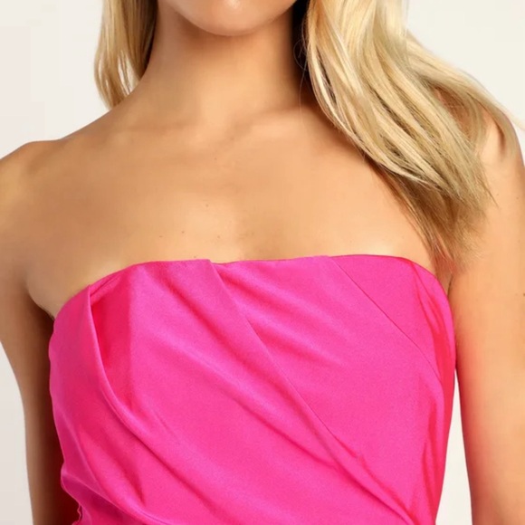 Hot Pink Mini Dress - Picture 5 of 10